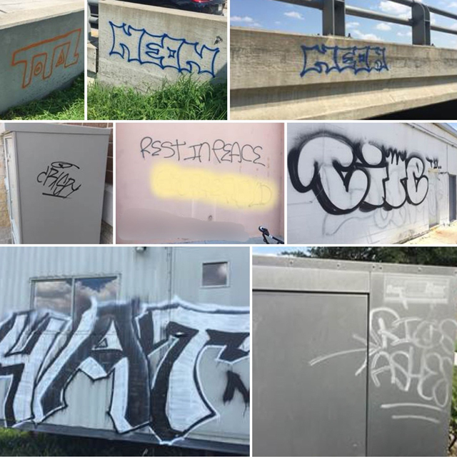 graffiti before